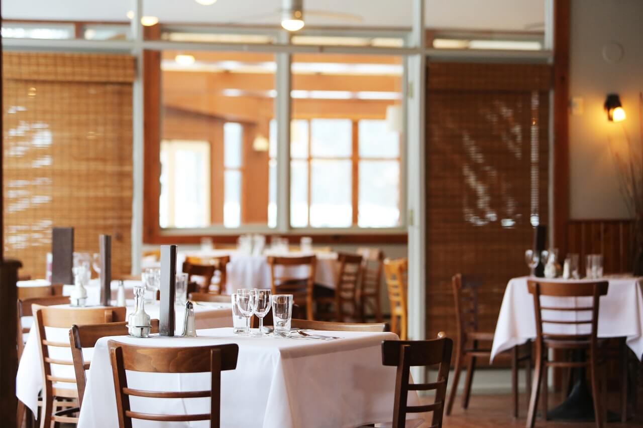 Empty restaurant ready to open